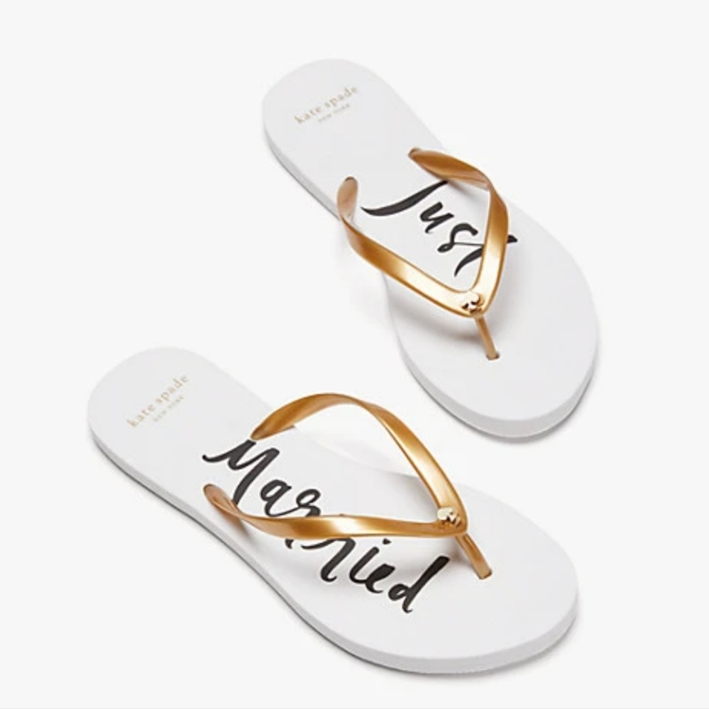 Kate Spade Just Married Nayla Flip Flops